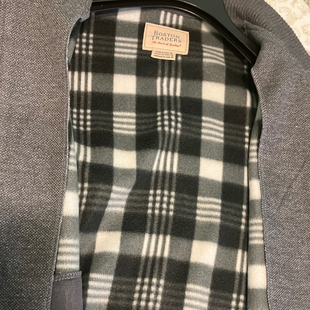 Boston Traders Charcoal Bomber Jacket NWT - Picture 7 of 8